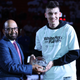 Tyler Herro (r.), the NBA’s Sixth Man of the Year